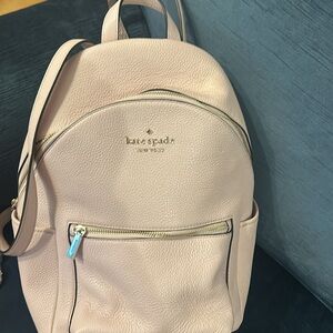 Kate Spade pink leather backpack